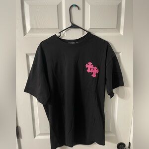 *New*Black and Pink Chrome Hearts Tee